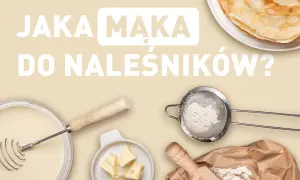 Jaka mąka do naleśników? Składniki do pysznych naleśników: ciasto, masło, mąka w sitku i woreczku, gotowe placki.