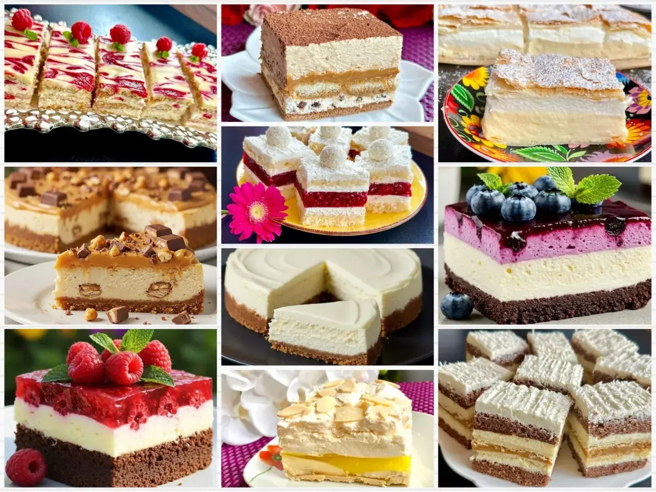 Kremowe, owocowe, czekoladowe – oto inspiracje na 10 najlepszych ciast. Od serników po delikatne desery, każdy znajdzie coś dla siebie.