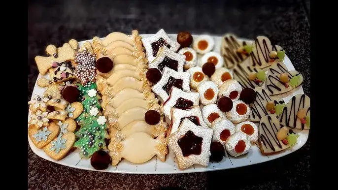 różne kształty ciastek domowych
